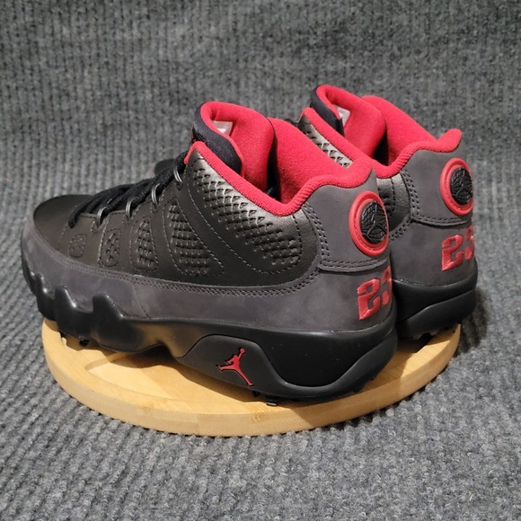 Jordan 9 Retro Golf Shoes Mens Size 7.5 Shadow Black Charcoal Red FJ5934-002 NEW main image 6